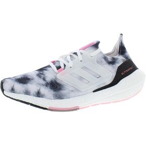 adidas Women's Ultraboost 22 Sneaker, Pulse Mint/Blue Dawn/Crystal White, 7.5