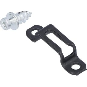 60 Set 2in 1 Furniture Concealed Connector Slide Buckle Fastener Furniture Connecting Fastener for Cabinet Wardrobe Combination Accessories(Half Pass)