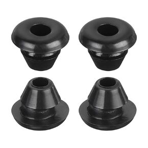 uxcell 20Pcs Rubber Grommets 5mm Mount Dia, for 3mm ID Rubber Hole Plugs Rubber Wiring Grommets for Firewall Cable Wire Protecting, Black