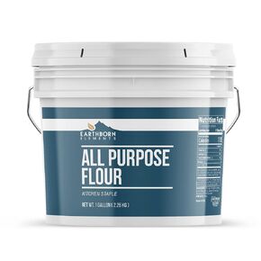 Earthborn Elements All Purpose Flour 1 Gallon Bucket, Kitchen Staple, Food Storage