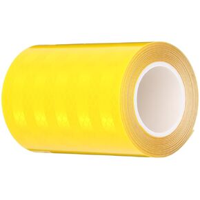 TapeCase "3M 3431 Yellow Micro Prismatic Sheeting Reflective Tape, 4"" Width x 5 yd Length (1 Roll)" (559282)