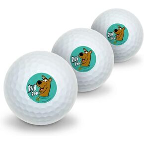 GRAPHICS & MORE Scooby-Doo Ruh Roh Novelty Golf Balls 3 Pack