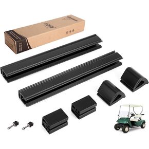 10L0L EZGO Golf Cart Windshield Mounting Clips Kit for EZGO TXT DCS PDS 1994-Up, Fit 3/4" Square Tube, OEM# EGWHC12,EGWHC10, 618485