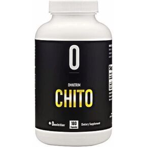OmniTRIM Chito Dietary Supplement, 180 Capsules - Chitosan (Shellfish) 500 milligrams per Capsule