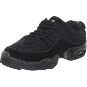 Bloch Unisex-Child Boost MESH Sneaker, Black, 1.5 X(Medium) US Little Kid