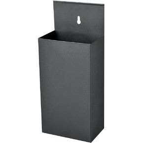 Black Large Beer Bottle Cap Catcher Bucket Wall Mounted Stainless Steel Collector Big 13 Inch
