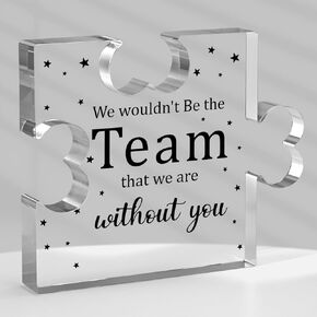 Funnli Boss Gifts for Women Men Acrylic Plaque, Boss Day Gifts for Him Her, Boss Lady Gifts, Birthday Appreciation Boss Day Retirement Christmas Thanksgiving Home Decor Gifts for Boss