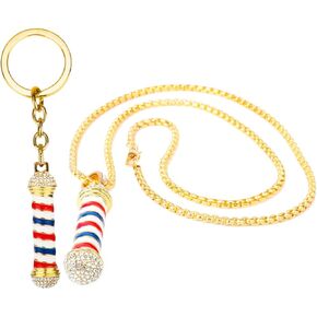 1 Set The Key Ring Key Chains Gifts Decor Choker Barber Keychain Handbag Pendant Car Pendant Backpack Pendant Barber Key Chain Portable Keychain Ornament Metal Alloy Tool