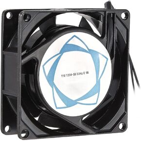 uxcell Cooling Fan 80mm x 80mm x 25mm SF8025 AC 110V/120V 0.1A Long Life Sleeve Bearings