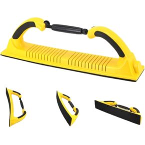 Hand Sanding Block for Auto Body - 70 x 400 mm Adjustable ABS Dust Extraction Hand Sanding File Block for Automotive Flocking Sticky