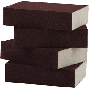 YXQ 320-400 Grit Sanding Blocks,Washable and Reusable Sandpaper Block Sand Paper Brick Pack of 6