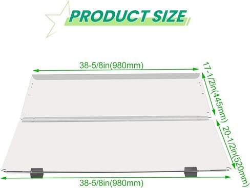 KUAFU Clear Windshield Compatible with 2000.5 - UP Golf Cart Club Car DS Fold Down in Saudi Arabia