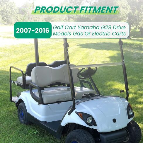 KUAFU Clear Windshield Compatible with 2000.5 - UP Golf Cart Club Car DS Fold Down in Saudi Arabia