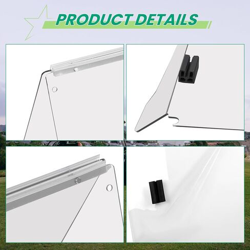 KUAFU Clear Windshield Compatible with 2000.5 - UP Golf Cart Club Car DS Fold Down in Saudi Arabia