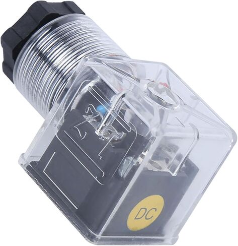 5 قطعة الملف اللولبي الهيدروليكي لفائف التوصيل الملف اللولبي صمام لفائف الجهد الشفاف العالمي الملحقات DC24 in Kuwait