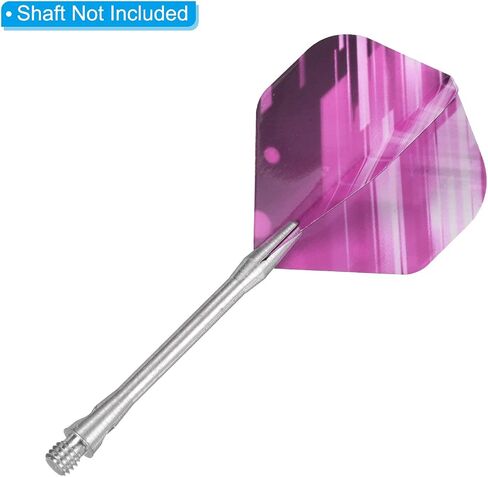 PATIKIL Dart Flights، قطع غيار إكسسوارات السهام القياسية PET لطرف فولاذي ناعم، نمط مخطط سميك in Saudi Arabia