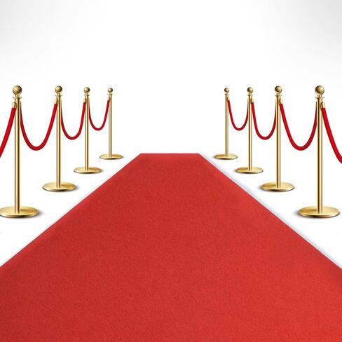 Extra Thick Non-Slip Red Carpet Runner for Party，Reusable Red Carpet Runway Rug，Aisle Runner Rug for Wedding Ceremony，Outdoor Red Carpet（3ft x 10ft） in Kuwait