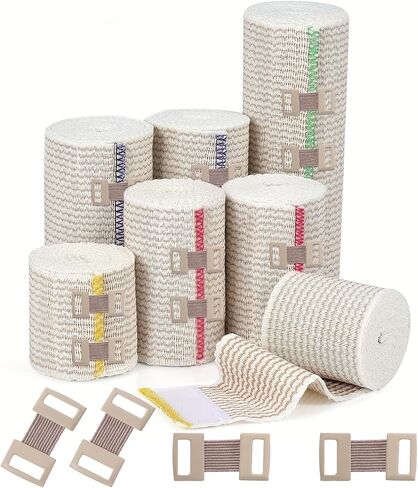 100pcs Ace Bandage Clips Skin Color Elastic Bandage Clips Stretch Metal Clips Durable & Replaceable Wrap Clips for Secure Fastening,Adhesive Bandages for Various Types Bandages in Saudi Arabia