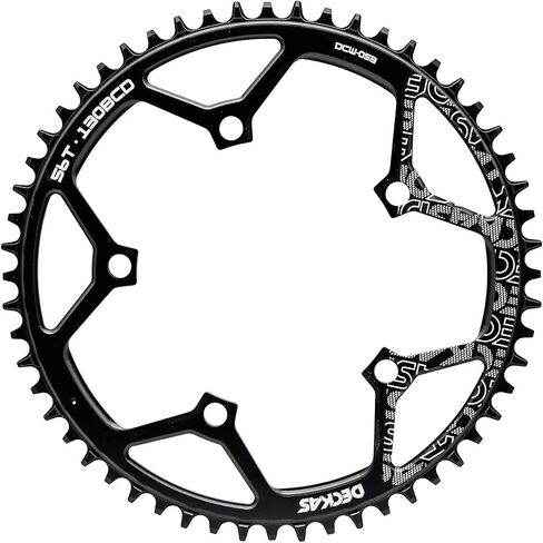 130 BCD Narrow Wide Single Chainring Round CXR Cross/Fixie/Road/MTB/BMX 5 Bolt 1X System AL7075 8/9/10/11 Speed in Saudi Arabia