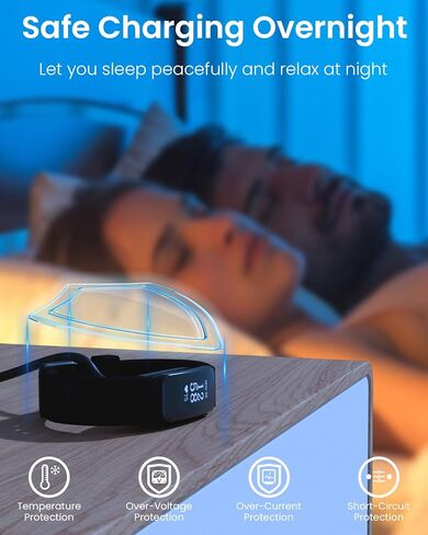 𝟐𝐏𝐚𝐜𝐤 شاحن Fitbit Inspire 2 & Ace 3 شاحن بديل للشحن Fitbit لـ Inspire 2 Ace 3 حامل كابل شحن USB [1.0 قدم/3.3 قدم] in Kuwait