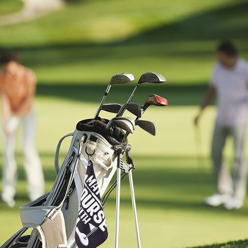 Golf Towel, Printed Golf Towels for Golf Bags with Clip, Golf Accessories Funny Golf Gift for Men Women Golf Fan Golfer Husband Boyfriend Dad, Birthday Gifts for Golf Fan(2) in Saudi Arabia