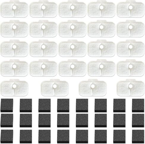 ETOB Water Fountain Filter Replacement for Petlibro - Pack of 16 Pre-Filter Sponges Compatible with PLWF105, PLWF115, PLWF005 - Keep Your Pet Libro Fountain Clean and Fresh with PET STANDARD Filters in Saudi Arabia