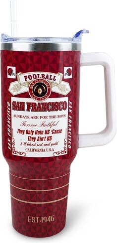 40 oz Tumbler for Dallas Football Fans Gifts for Men Women Ideas - 40 oz Tumbler with Handle and Straw Lid Leak Proof Dallas Cup Coffee Mug in Saudi Arabia