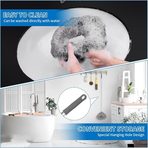 Ceiling Fan Cleaner Duster Reusable Microfiber High Ceiling Fan Blade Cleaner Extendable Duster with Long Handle Removable Washable Adjusts 13 to 49.7 for Cleaning Walls Door Window Top (Grey) in Saudi Arabia