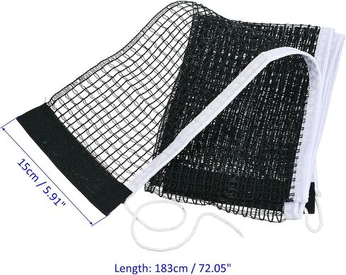 Table Tennis Net Replacement - Ping-Pong Net String Tension Equipment, Polyester Cotton, Apply to Standard Table in Saudi Arabia