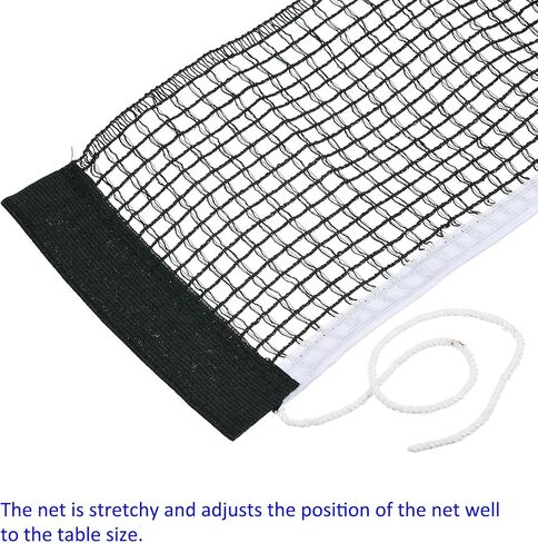 Table Tennis Net Replacement - Ping-Pong Net String Tension Equipment, Polyester Cotton, Apply to Standard Table in Saudi Arabia