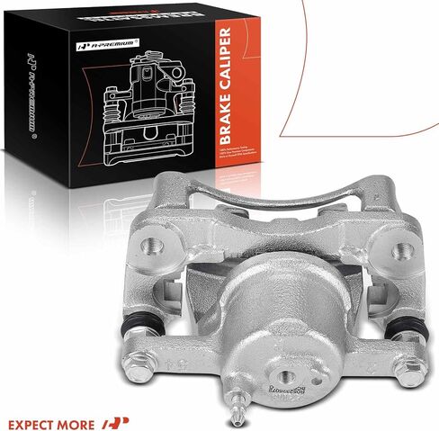 مجموعة فرجار قرص الفرامل الممتازة مع دعامة متوافقة مع موديلات مختارة من تويوتا - ياريس 2006 2007 2008 2009 2010 2011 2012 2013 2014 2015، L4 1.5L - جانب السائق الأيسر الأمامي in Kuwait