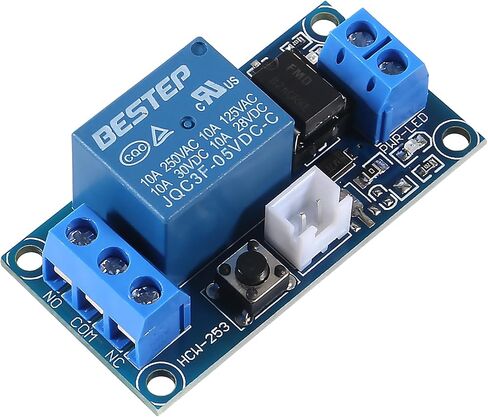 4pcs 12V 1 Channel Self Locking Bistable One Button Start/Stop Self-Locking Relay Module Relay Switch for MCU Control in Saudi Arabia