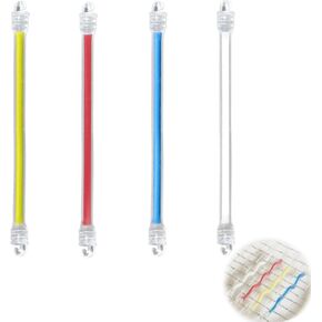 4 pcs Tennis Racket Dampener,Vibration Dampener Perdurable Tennis Racket Shock Absorber Soft Tennis Accessory Great for Tennis Players(4 Colors)