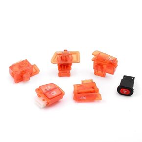 Minho 9 قطع سكوتر صيني للتحكم اليدوي طقم أزرار لـ GY6 50cc 150cc الدراجة TaoTao Jonway Roketa Start Horn Dimmer Turn Signal Head Light Switch