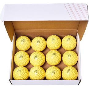 Aero Flight Dimpled Pitching Machine Balls - 1 Dozen