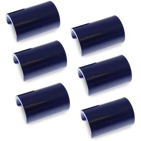 Terricraft's Original Bimini Boat Clip - Clips for Boat Rails or T-Tops - Holds Towels or Clothes for Drying, Privacy and Convenience - Bimini Top Accessories for Boters - Round 7/8" (Navy)