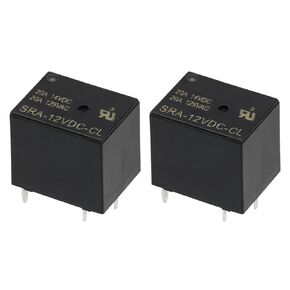 2Pcs Subminiature High Power Relay, SRA-24VDC-CL, DC 24V Coil, 20A 125VAC/14VDC, 1NO 1NC, PCB General Purpose Relay, 5 Pins SPDT (2) in Saudi Arabia
