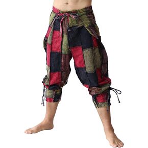 Medieval Renaissance Buccanneer Breeches Costume Wrap Waist Steampunk Pants