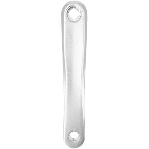 Mountain Bike Crank Arm, Bike Aluminum Alloy Left Hand Crank Arm Horizontal Taper(Silver-Rhombic Hole) Bike Crank Arm Crank Arm Crank Arm 170Mm Crank