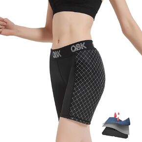 QBK Girls and Women Period Protection Softball Sliding Shorts| Youth Adult Elite Padded Compression Underwear Sliding Shorts