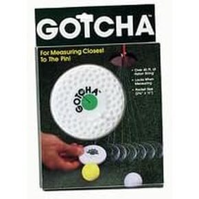 Gotcha Golf Tape Measure Closest To Pin Fits In Bag NEW