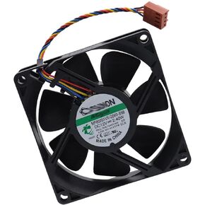 Deal4GO 8CM Chassis Cooling Fan 7G45T W52D3 for Dell Inspiron 3470 3471 3650 Optiplex 7050 3050 Vostro 3070 SFF MFF mini Desktop, Black