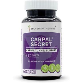 Secrets of the Tribe - Carpal Secret, Carpal Tunnel Support, Herbal Supplement Blend (120 Capsules)
