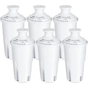 Water Filter Replacements Fit for Brita Pitchers and Dispensers Compatiable with Bri-ta Filter Replacement Fit for Bri-ta Water Pitcher Classic OB03, 35557 Ma-vea 107007, and More, 6 Count By BOGDA