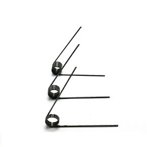 V-Spring, 0.6 Wire Diameter Torsion Small Torsion Spring, Hairpin Spring, 180/120/90/60 Degree Torsion Spring, 10pcs(3 laps 90 degrees)