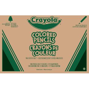 Crayola Colored Pencil Classpack (462ct), Bulk Colored Pencils, 14 Assorted Colors, School Supplies for Teachers, Ages 3+