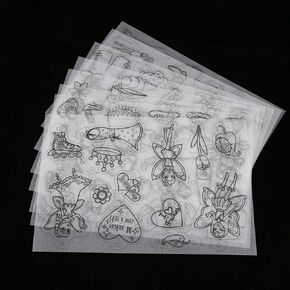 Shrink Sheet, Shrink Film Paper Shrinkable, DIY Hand Made Craft Tool for Girls and Boys(Girl Model 20 * 29CM)
