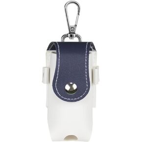 Scott Edward Golf Ball Waist Bag, Portable Leather Golf Ball Storage Bag Holder, Golfer Mini Waist Pouch, Golf Ball Carry Pouch with Tee Holder, Buckle, Clip for Women Men Belt Golf, Golf Gift