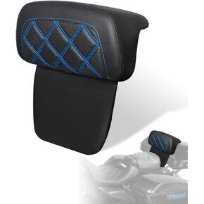 Backrest Pad,Chopped Razor Tour Pack Backrest Pad for Harley Touring 2014-2024,for CVO Road Glide Road King Street Glide Tri Glide Ultra Limited Electra Glide FLHTKSE,Golden Stitching