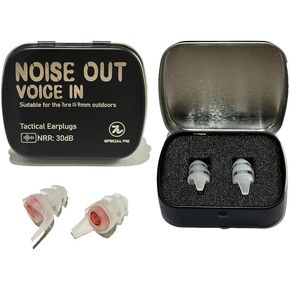 Shooting Ear Protection, 30dB Advanced Filter Technology Ear Plugs for Shooting, Firing Range, Hunting, Work, Concerts, Sleeping -1 Pair